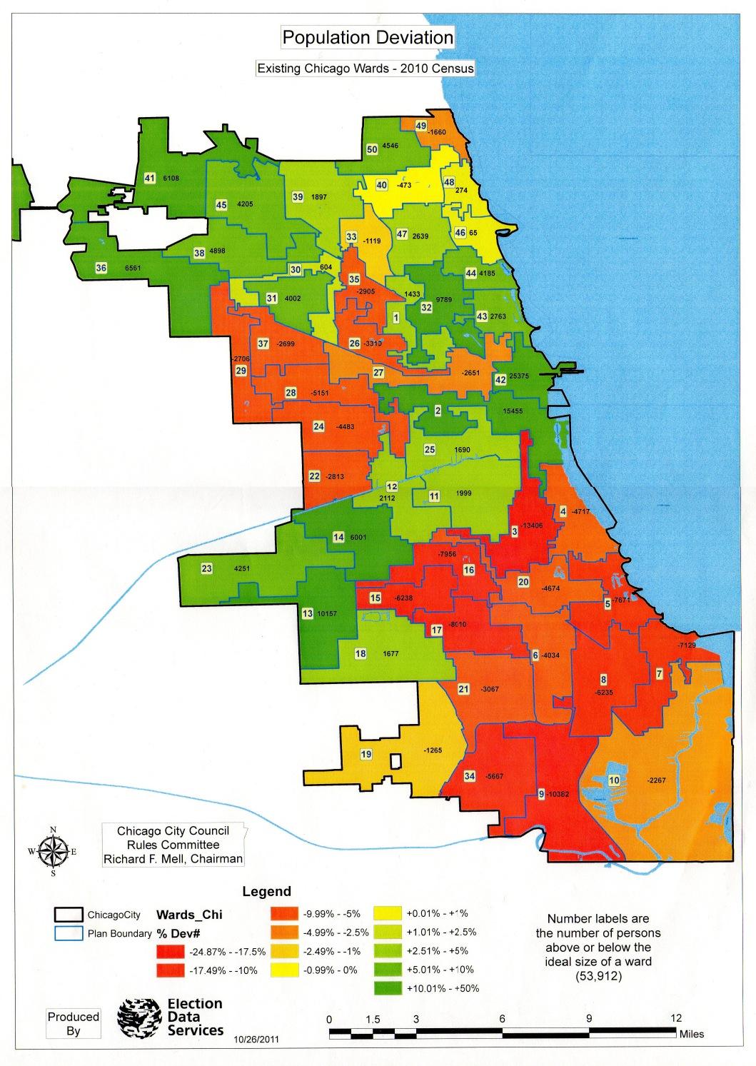 Chicago zoning map Chicago zone map (United States of America)
