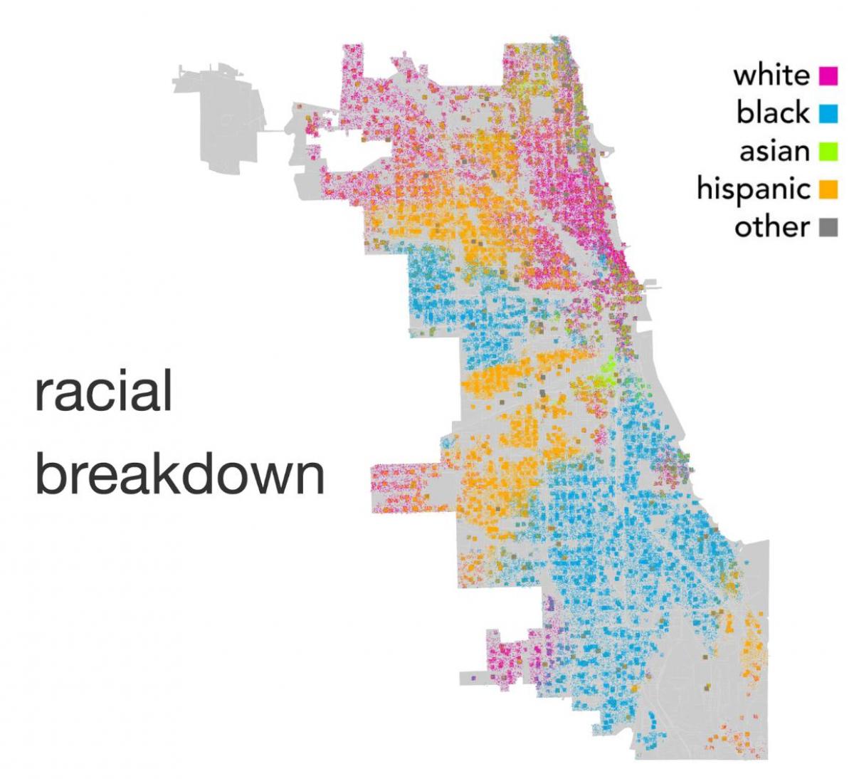 map of Chicago ethnicity