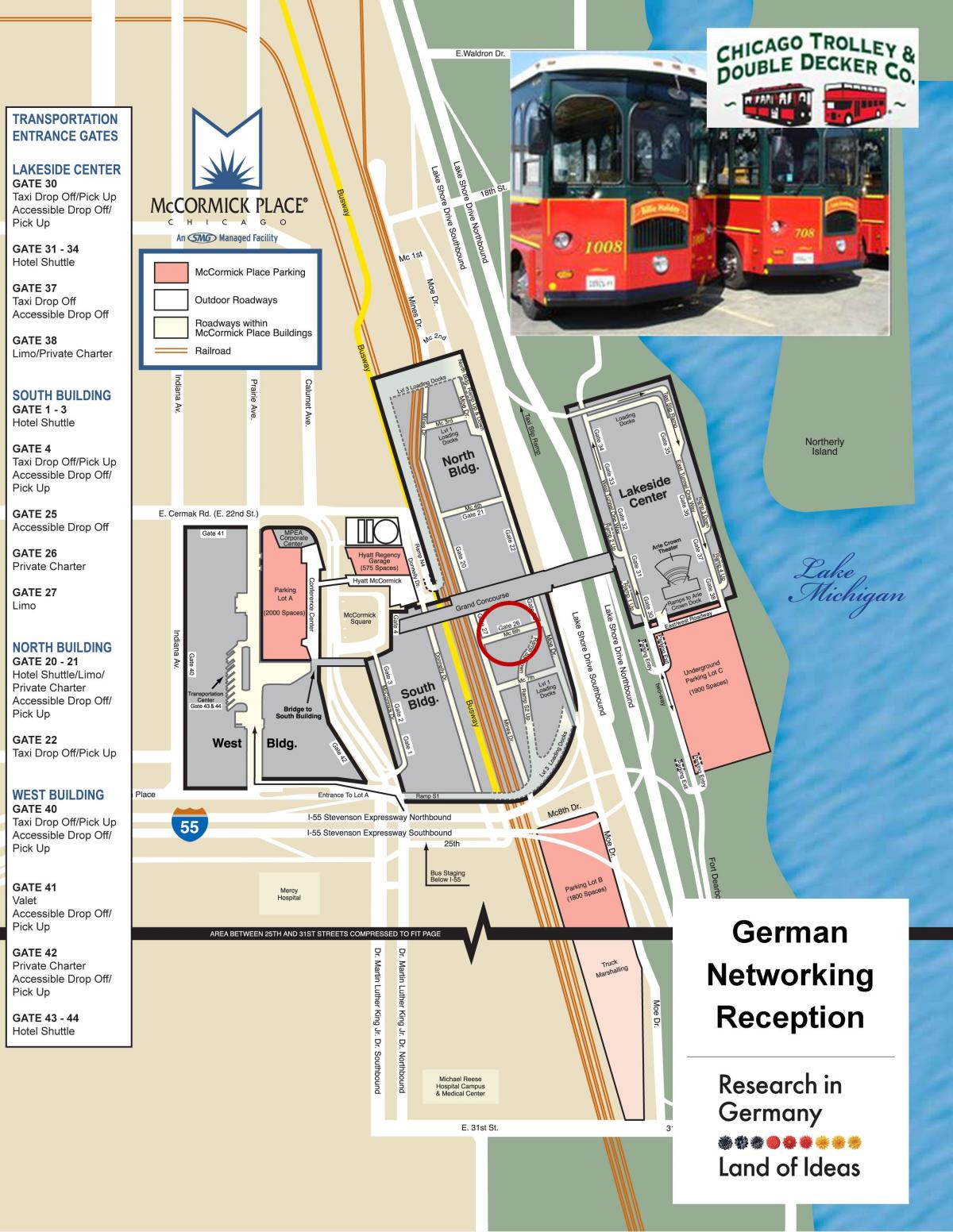 Chicago trolley tour map