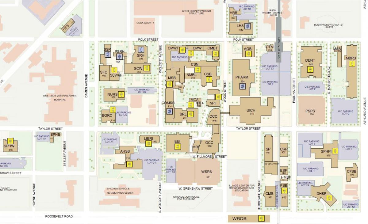 map of UIC