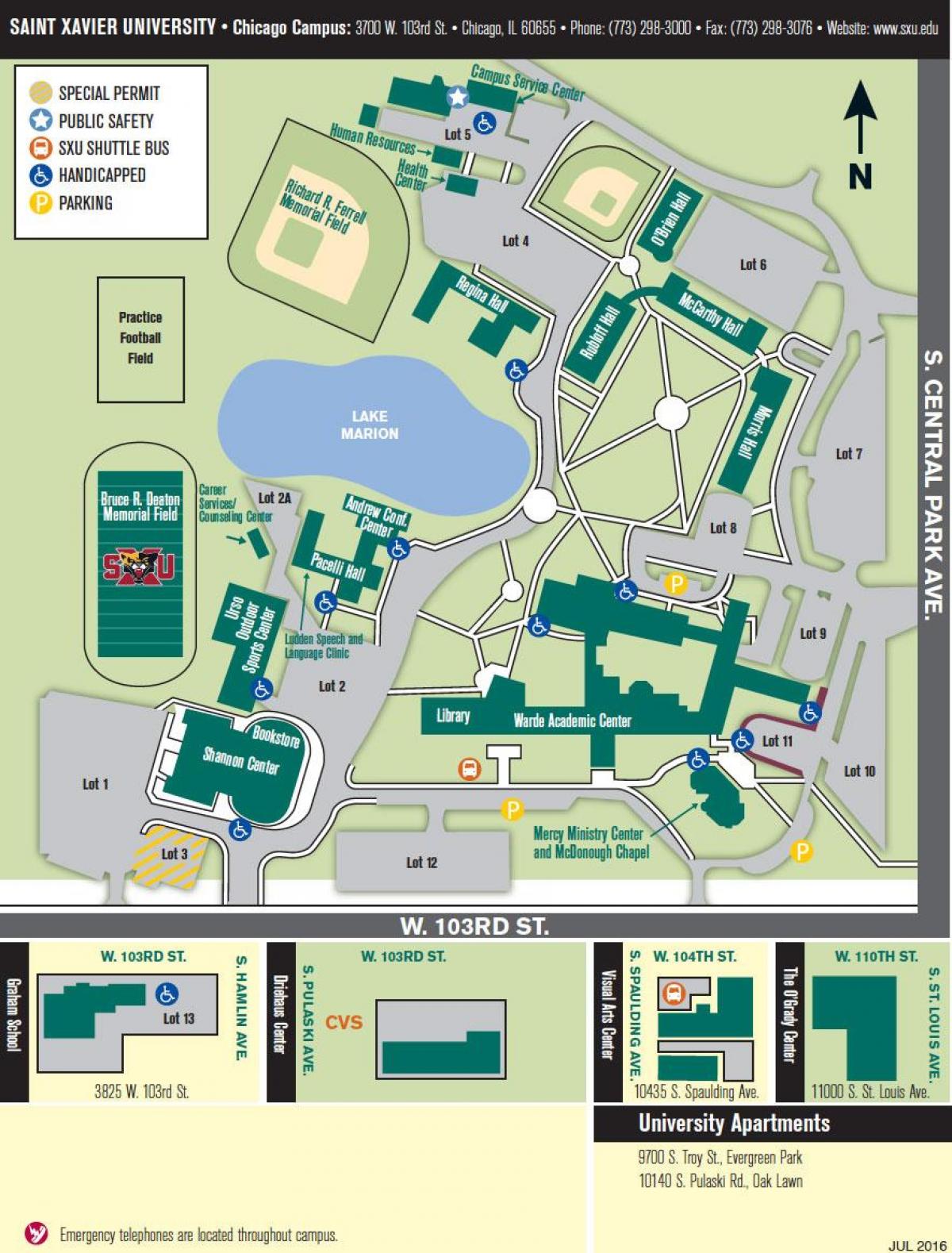 university of Chicago campus map