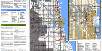 Bus routes Chicago map